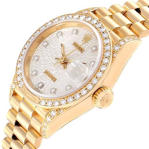 rolex goud dames|Rolex Lady.